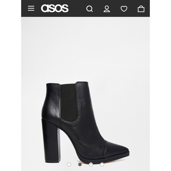 ASOS Pointed Chelsea Ankle Boots - Picture 2 of 5